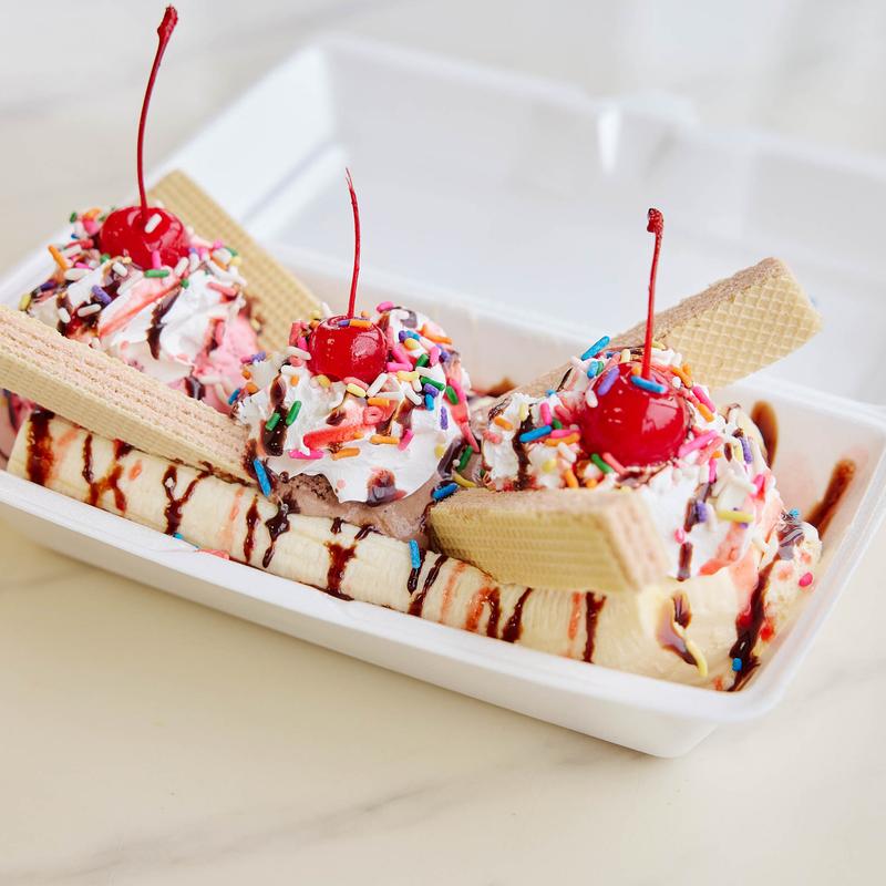 menu item 20 of 24, Banana Split