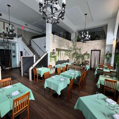View of main dining room.