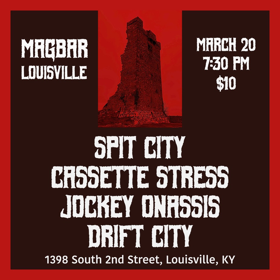 Spit City + Cassette Stress + Jockey Onassis + Drift City at Mag Bar !! event photo