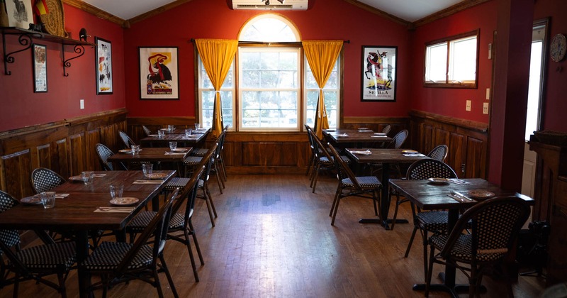 Interior, dining area