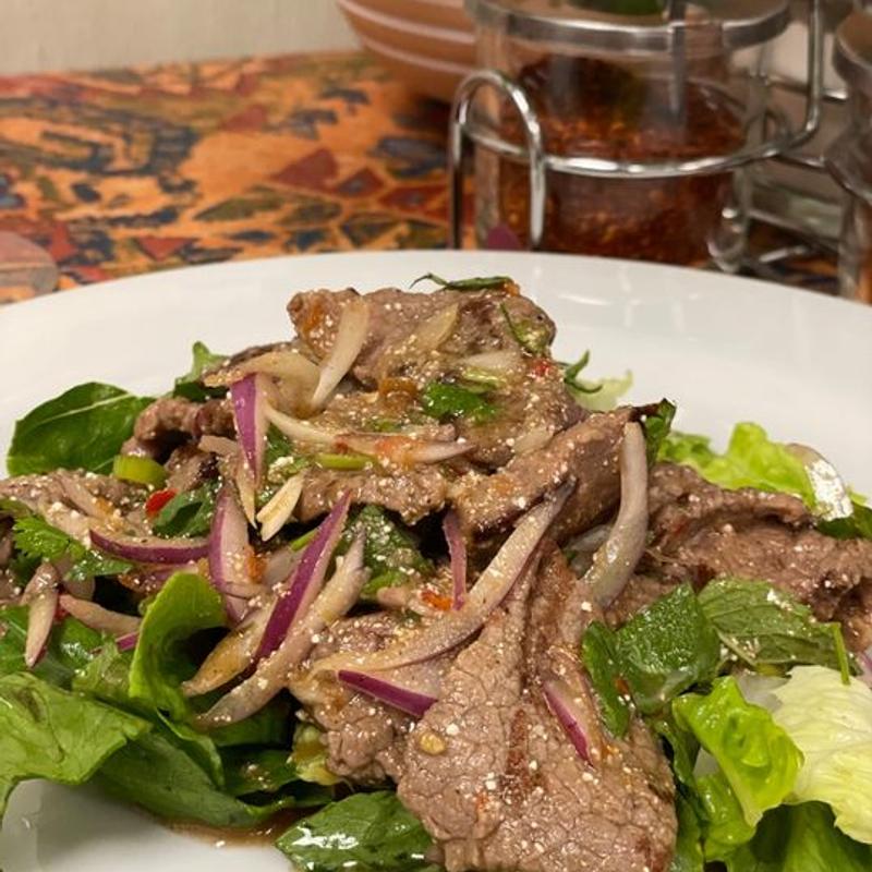 menu item 12 of 81, Nam Tok Beef