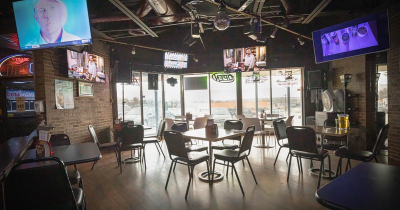 Interior seating area