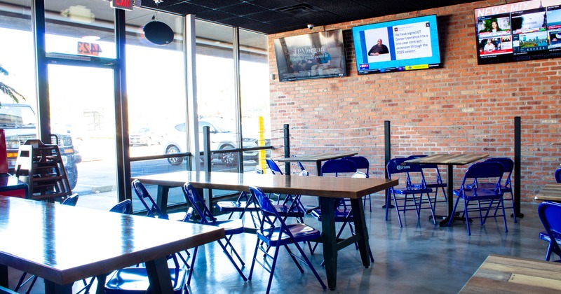 Interior, seating place near entrance