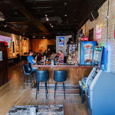 Interior, bar area.