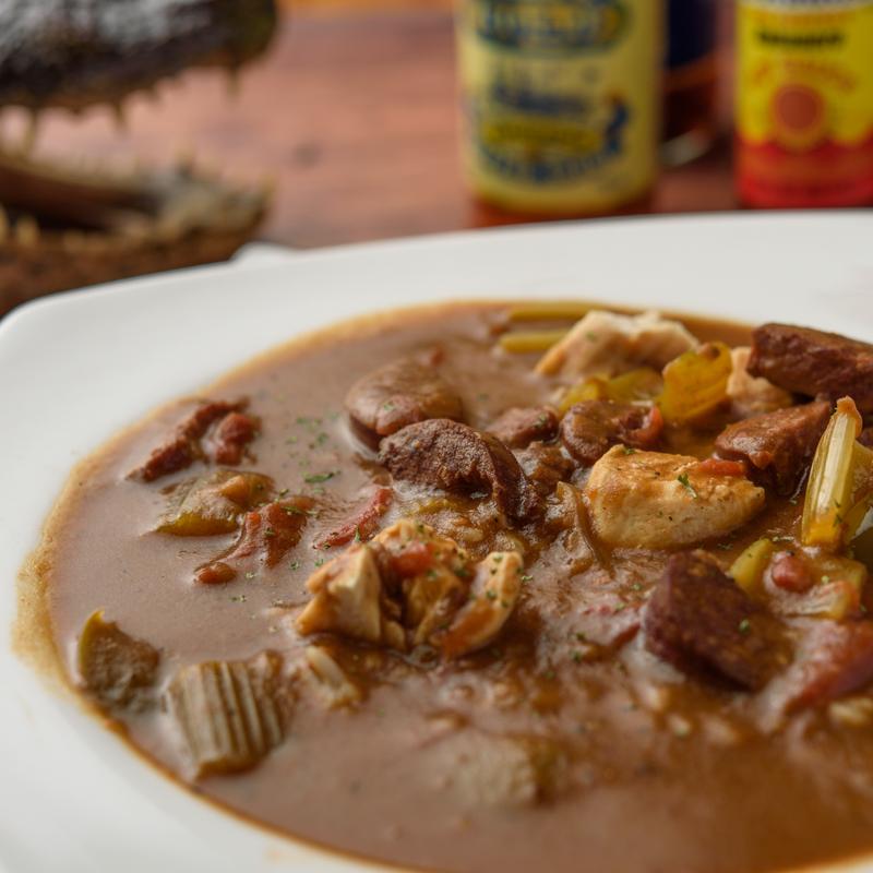 Grilled Chicken & Andouille Sausage Gumbo photo