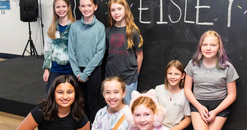 Children posing for a picture