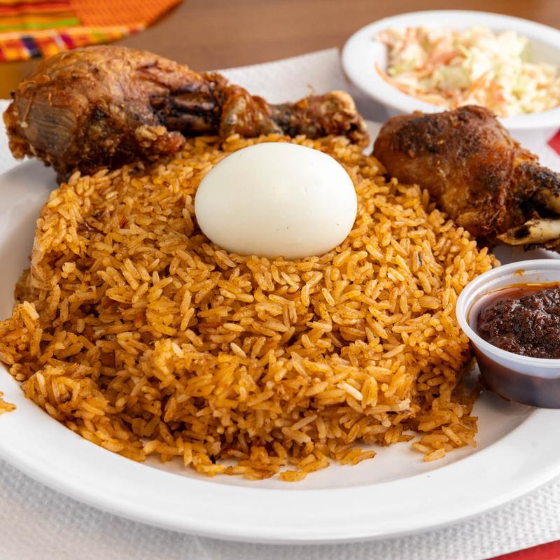 menu item 10 of 17, Jollof / Chicken