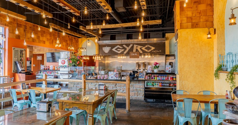 Interior, dining area