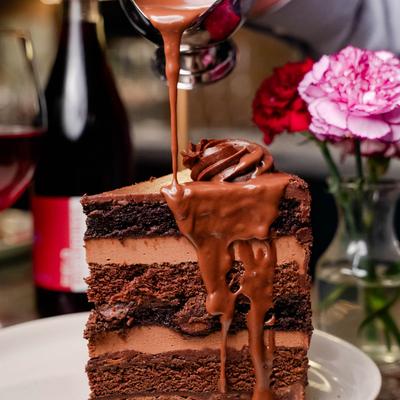 Layer chocolate cake.