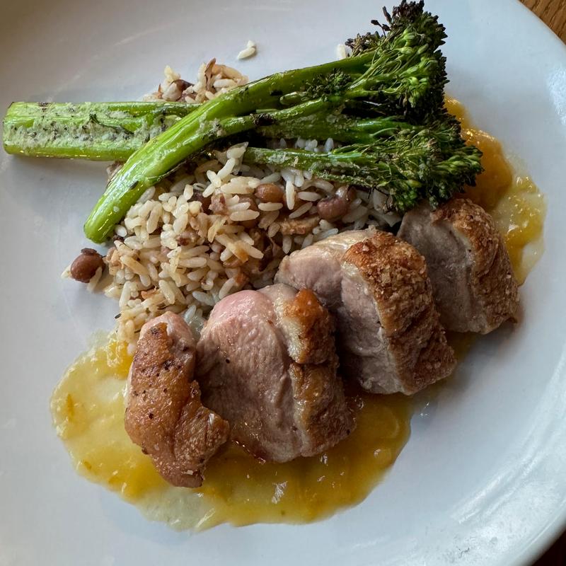 Crispy Duck Breast over Hoppin' John photo