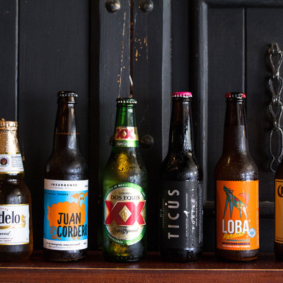 Various beer bottles