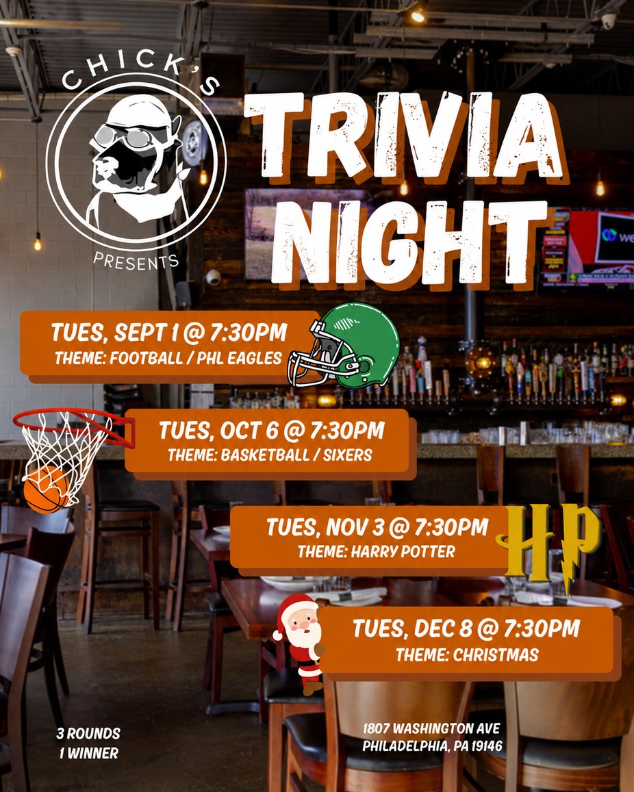 Trivia Night @ Chicks event photo