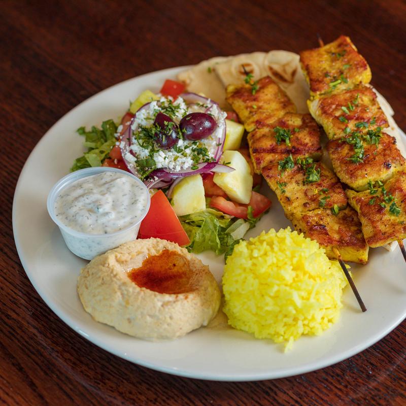 Chicken Souvlaki Plate photo