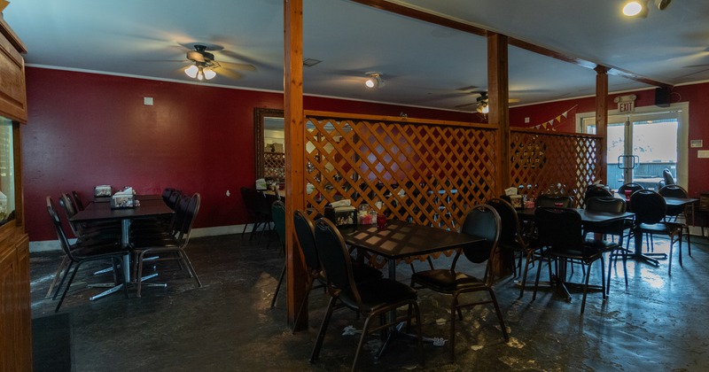 Interior, diner area