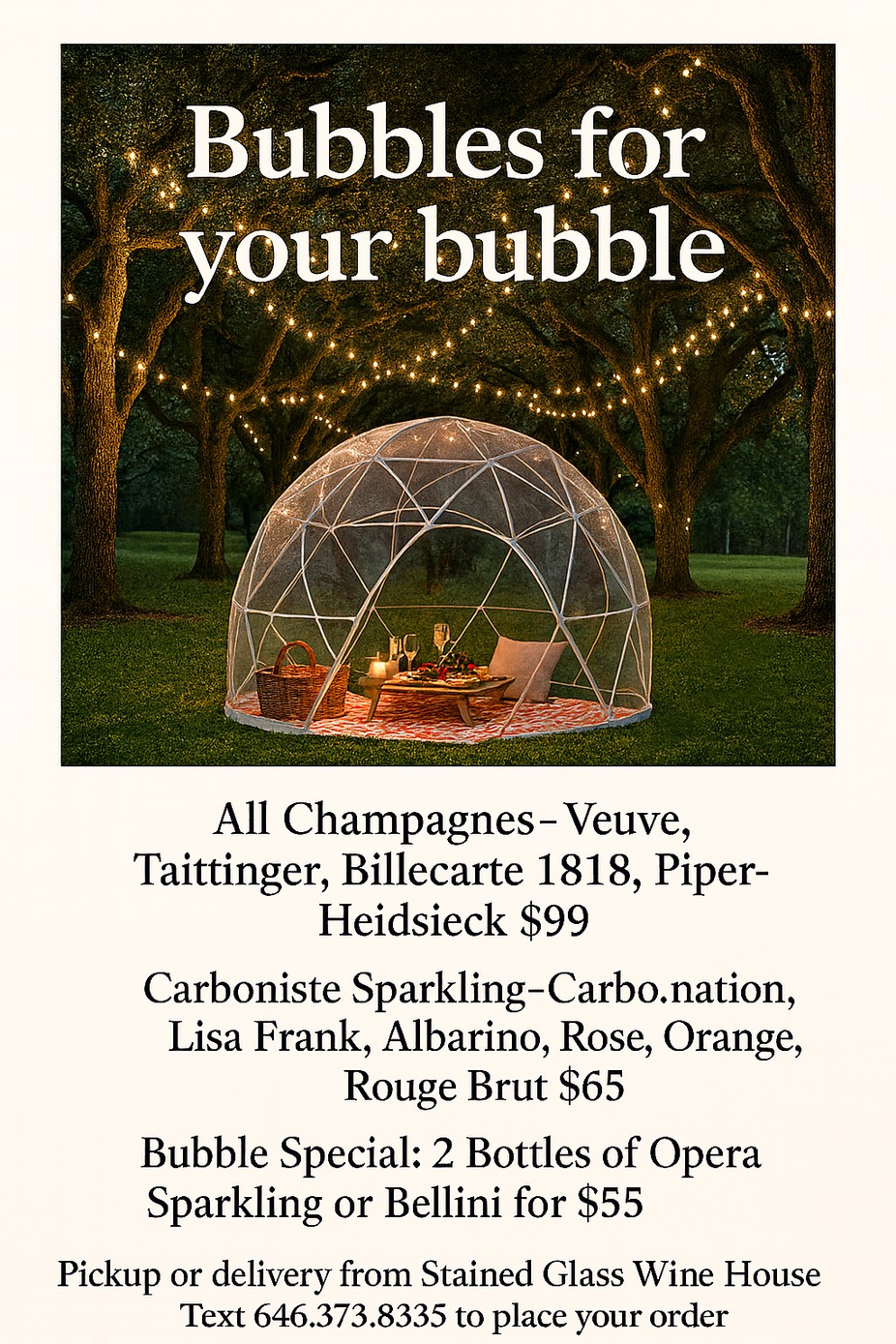 Bubbles for your Bubble! event photo