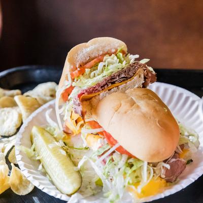 Roast beef sandwich.