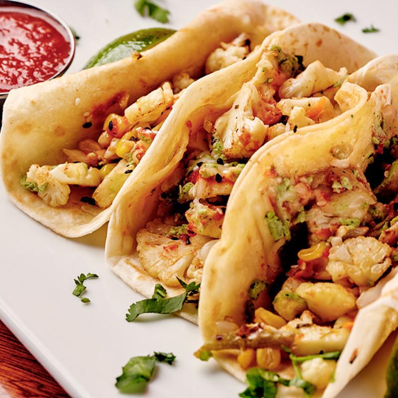 Roasted Cauliflower & Walnut tacos photo