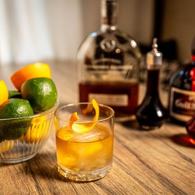 Old Fashioned cocktail.