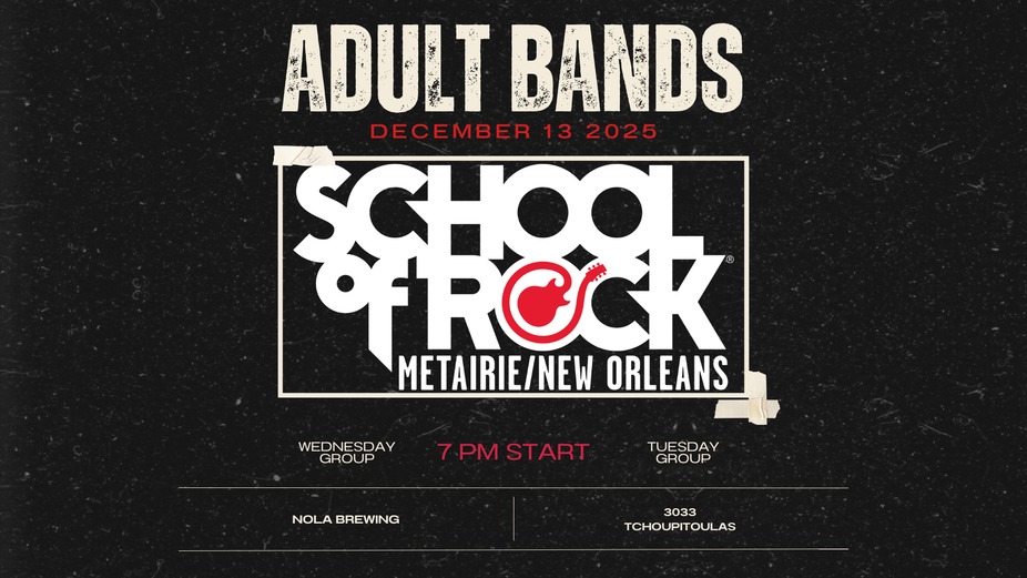 Free Live Music: School of Rock Adult Bands event photo