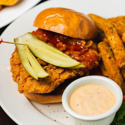 Spicy Fried Chicken Sandwich.