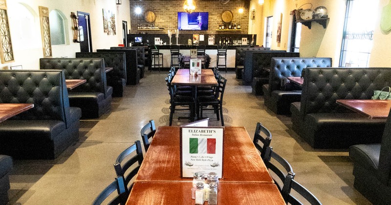 Interior seating area