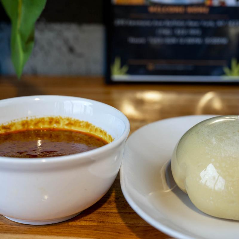 Fufu Palmnut Soup photo