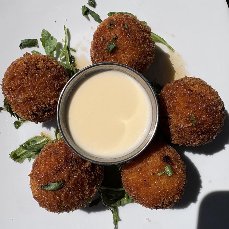 Hot Honey Mac Fritters photo