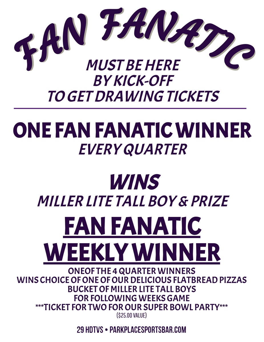 Park Place Sports Bar - Events