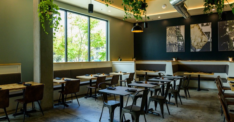 Interior, dining area