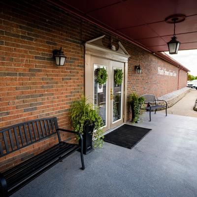 Outside entrance to Ninth Street Event Center.