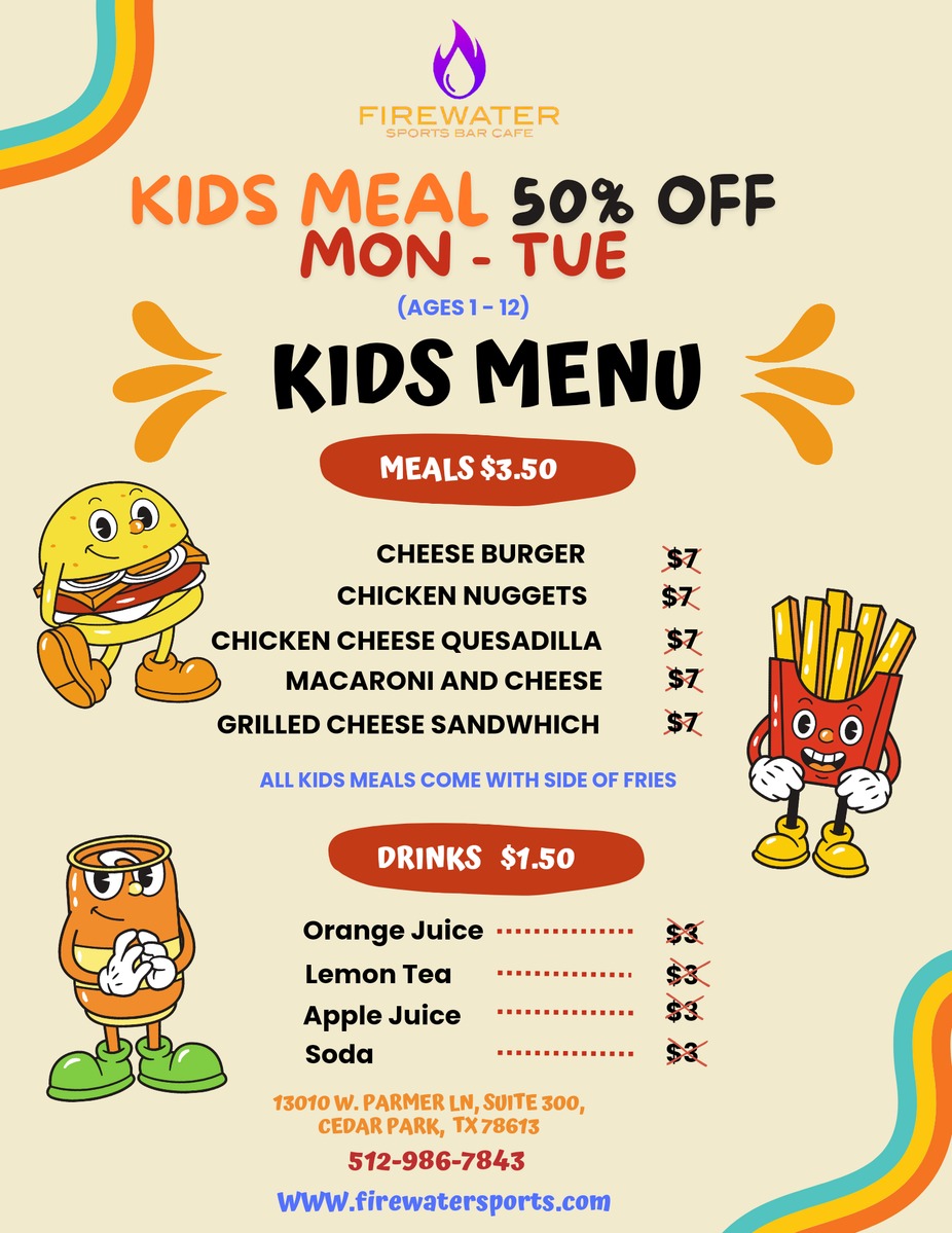 50% OFF KIDS MEAL event photo