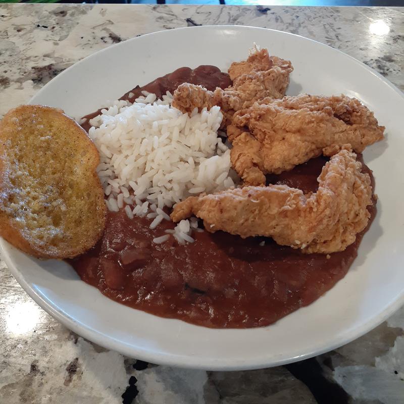 Creamy Red Beans & Rice Plate photo