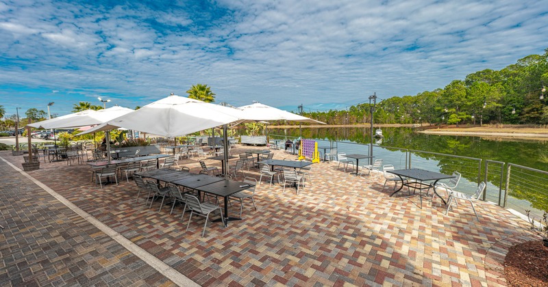 Exterior, seating space