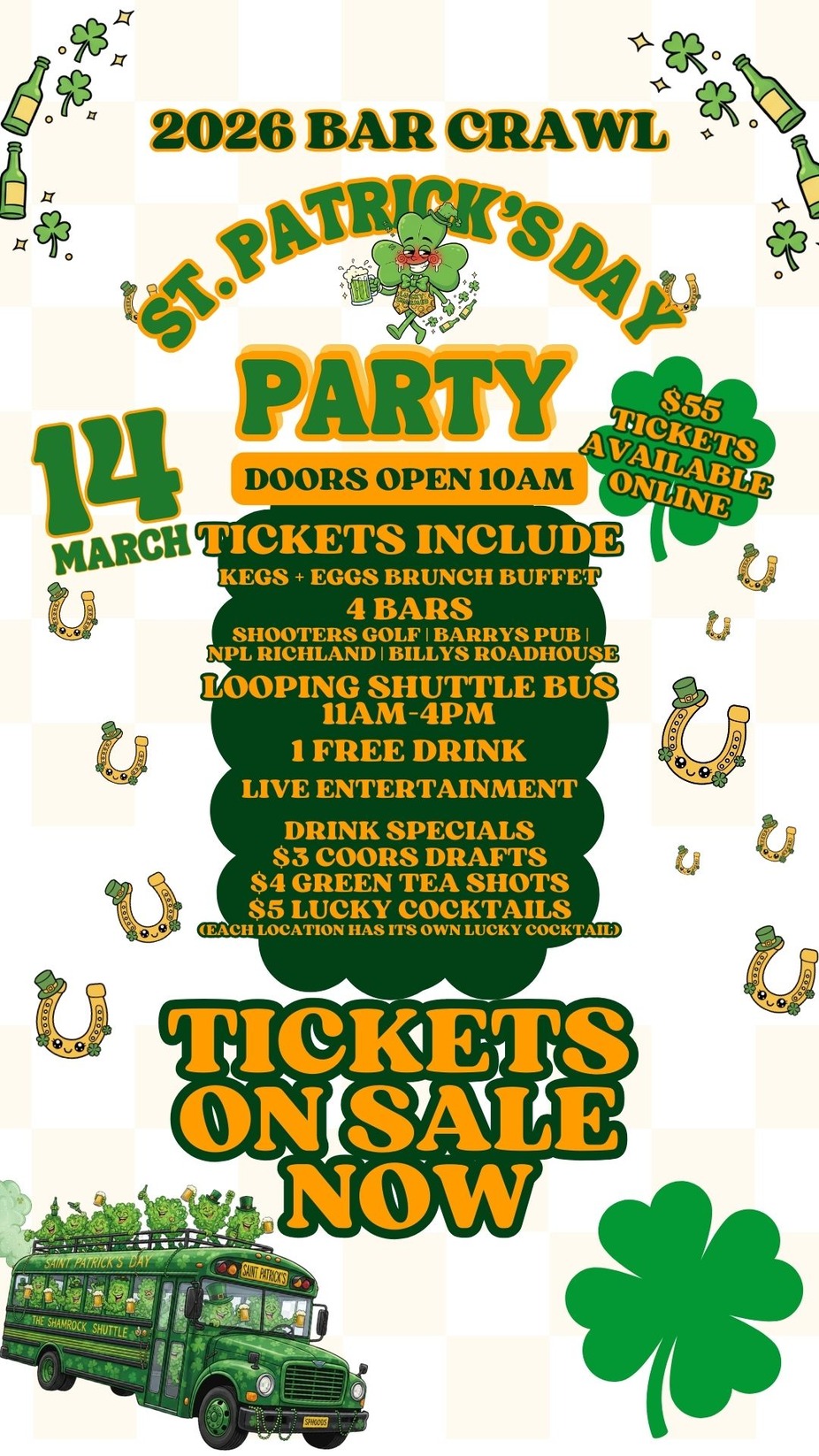 St. Patrick's Day Bar Crawl event photo
