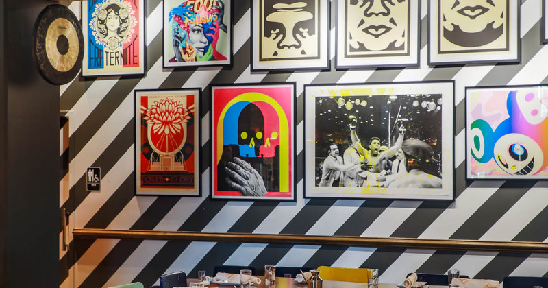 Interior, pictures on the wall