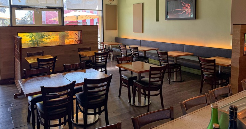 Interior seating area