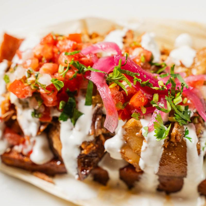 Stacked Carnitas Tamal photo