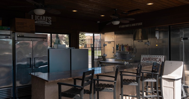 Outdoor bar