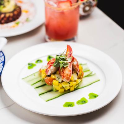 Maine Lobster salad plate.