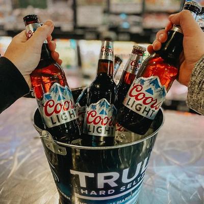 Bucket of Coors Light.