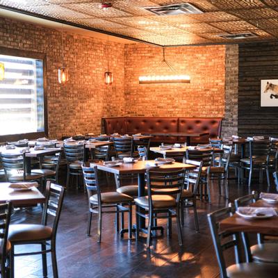 Interior, dining area