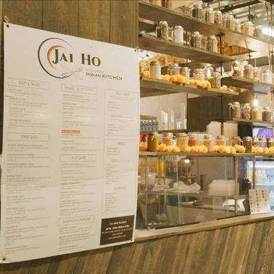 Interior, menu on the wall