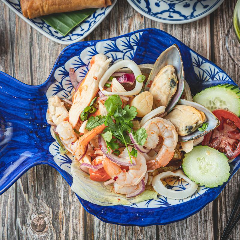 Yum Takrai (Seafood Salad) photo