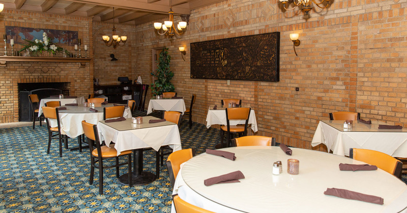 Tables ready for guests