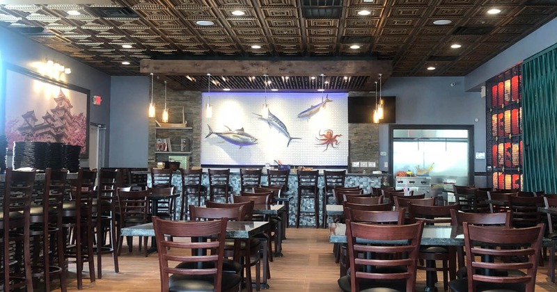 Diner room, wide view