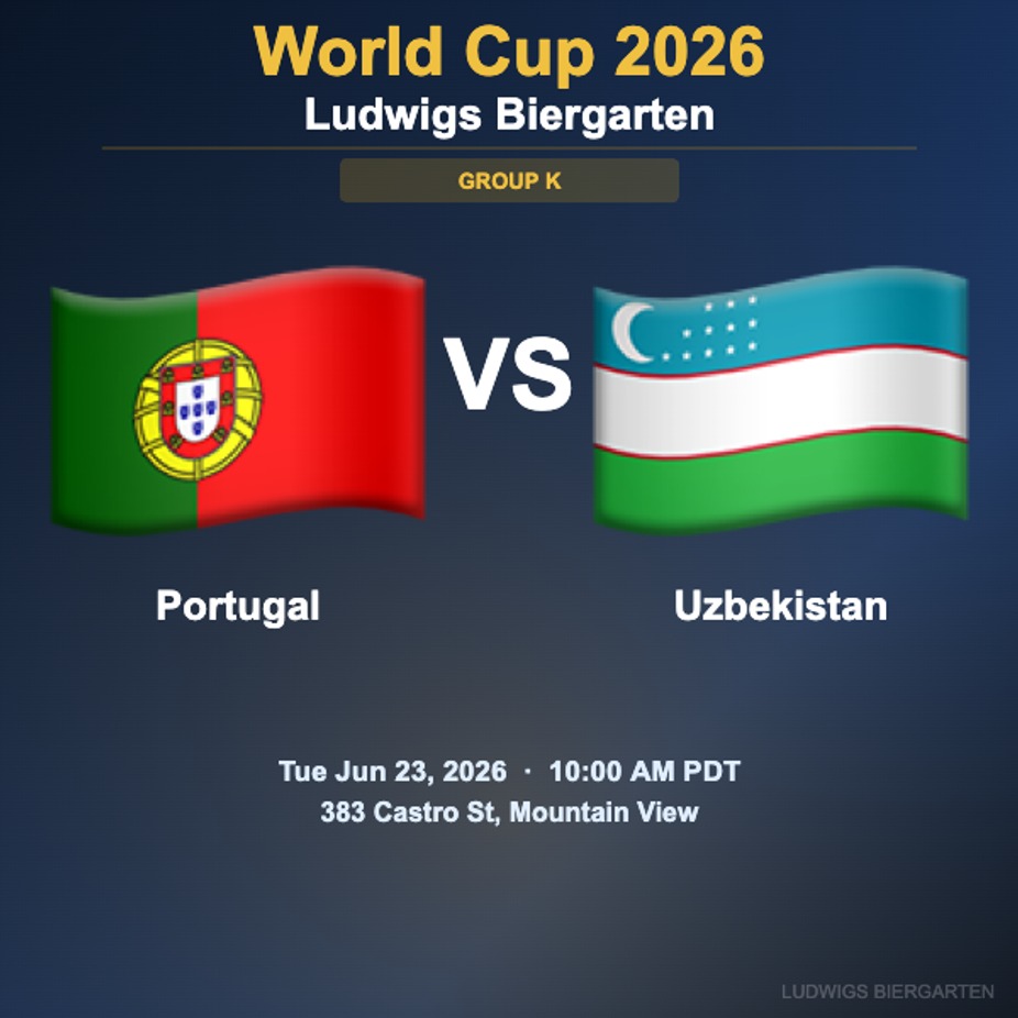 World Cup 2026: Portugal vs Uzbekistan | Group K event photo