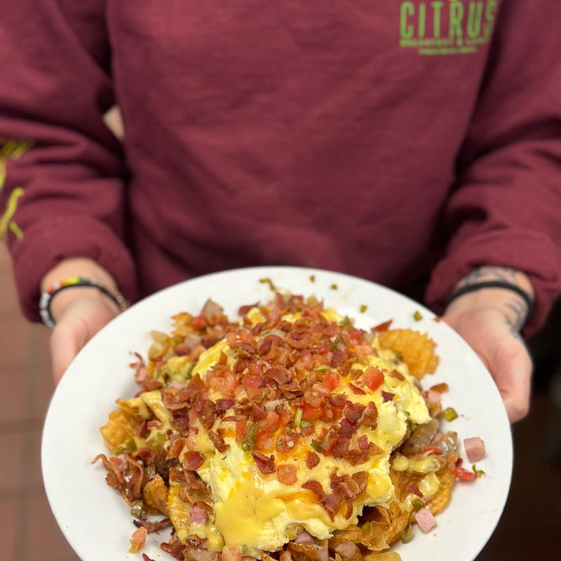 Loaded Breakfast Nachos photo