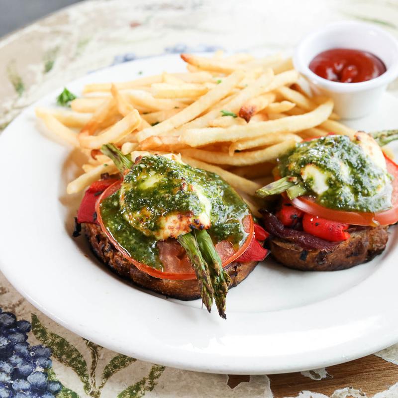 Open Face Vegétarien photo