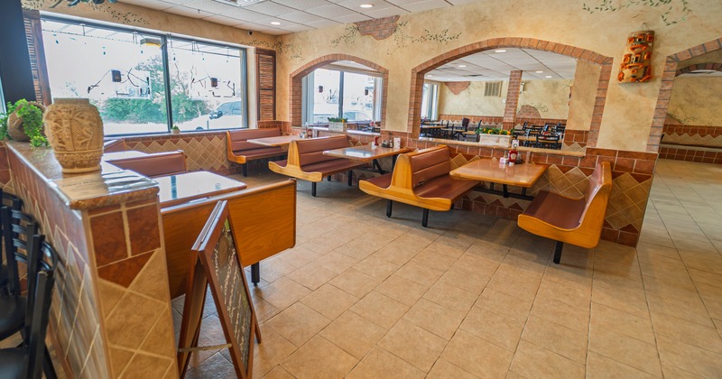 Interior, dining area