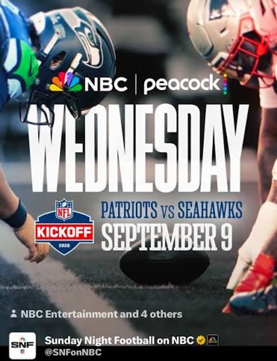 NFL Wednesday Night Football Seattle Seahawks Vs New England Patriots event photo